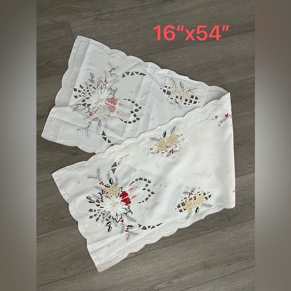 Festival Embroidered Table Runner